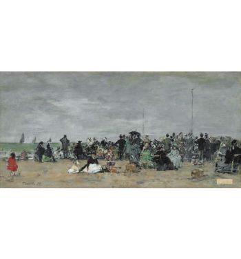 Trouville Beach 1874