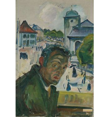 Self Portrait In Bergen, 1916