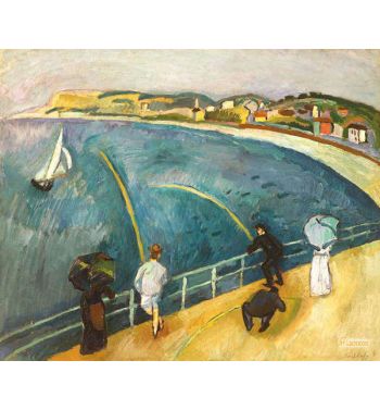 The Playa De Sainte-Adresse In 1907