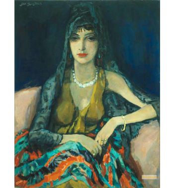 Sitting Spanish Lady, C, 1935