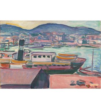 Bergen Harbour, 1916