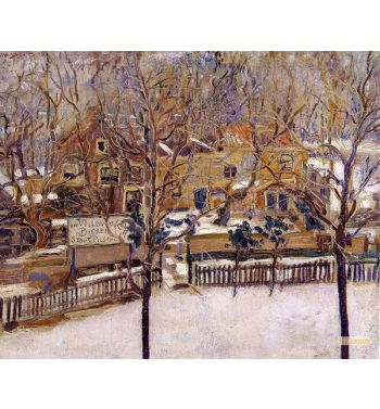 Houses In The Snow