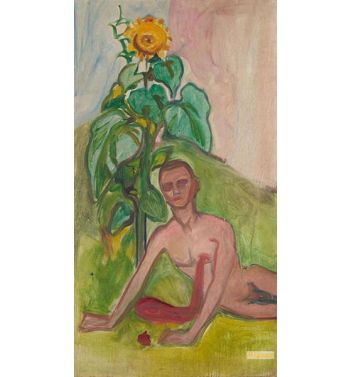 Bleeding Man And Sunflower, 1903