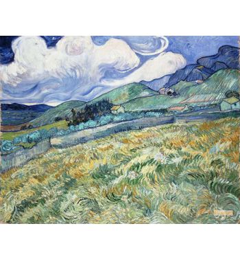 Mountainous Landscape Behind Saint Paul Hospital 
