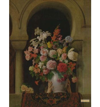 A Vase Of Flowers On The Window Of A Harem 1881