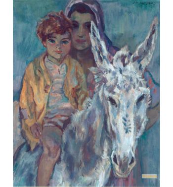 Little Boy And A Donkey, 1933