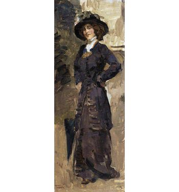 Sophie De Vries In An Elegant Dress