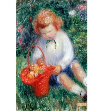 Lenna With A Basket Of Flowers