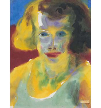 Women's Portrait In The Backlight