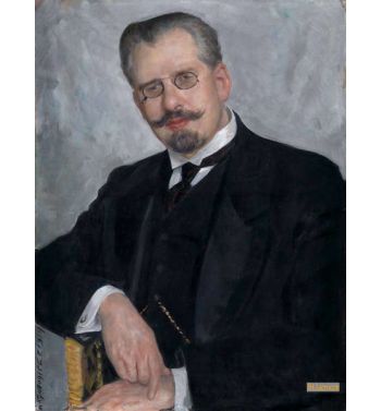 Portrait Of The Professor Of Medicine Ernest Gize