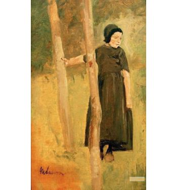 Child Under Trees