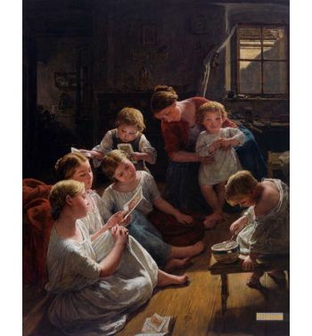 Des Enfants Au Matin