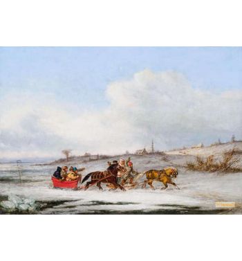 The Sleigh Race 1856