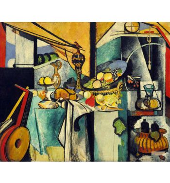 Still Life After Jan Davidsz De Heem's La Desserte 1915