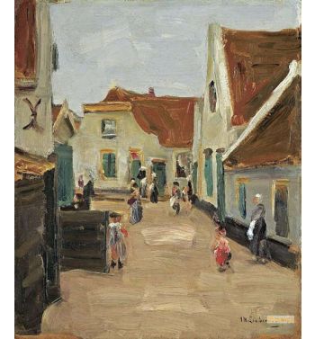 Village Street In Noordwijk