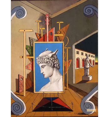 Metaphysical Interior with Head of Mercury