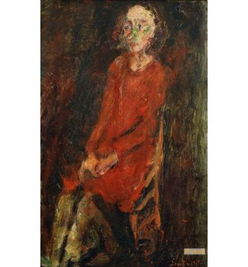Young Woman In Red, 1928