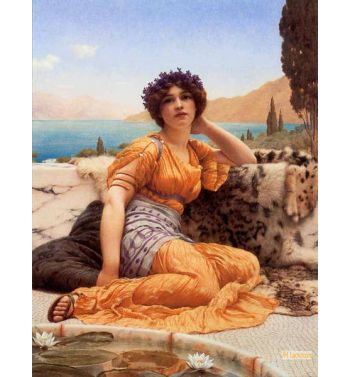 With Violets Wreathed And Robe Of Saffron Hue