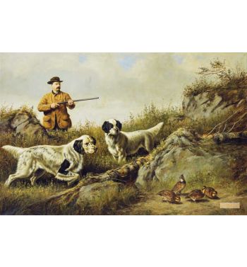 Amos F Adams Shooting Over Gus Bondher And Son