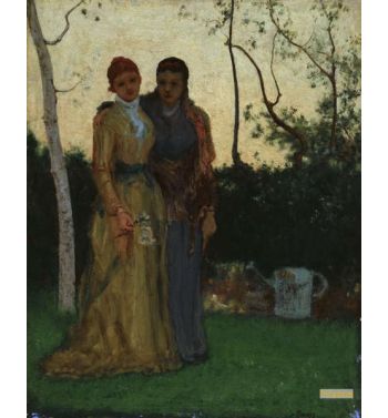 Two Sisters In The Garden