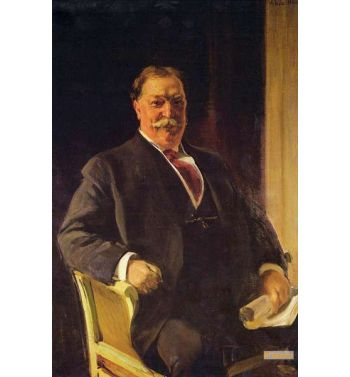 Retrato Del Sr Taft President Of Los Estados Unidosn