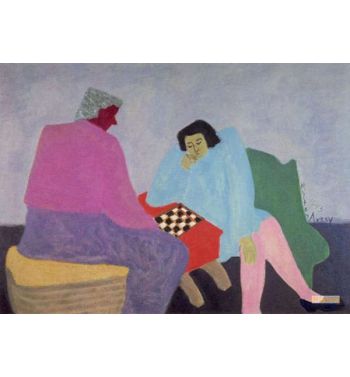 Checker Players 1943