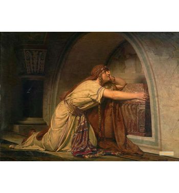 Clotilde At The Tomb Of Her Grandchildren