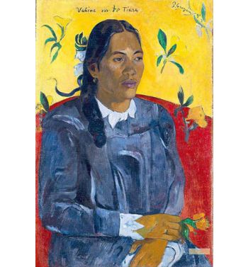 Tahitian Woman With A Flower
