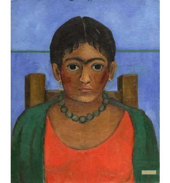 Portrait Of A Girl Wearing A Necklace
