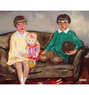 Portrait Of The Ten Cate Children, C, 1935