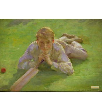 Henry Allen In Cricketing Whites