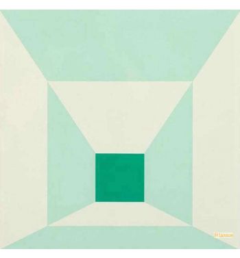Mitered Squares, Miami Green, 1976