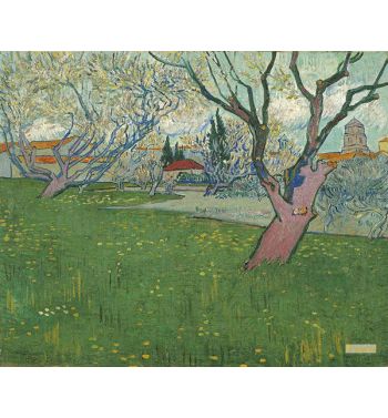Orchards In Blossom View Of Arles 1889