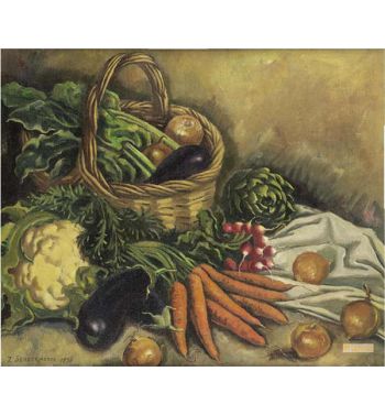 Still Life With Cauliflower And Vegetables 1936