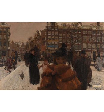 The Singelbrug Near The Paleisstraat In Amsterdam