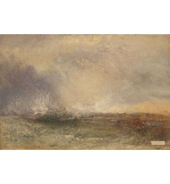 Stormy Sea Breaking On A Shore