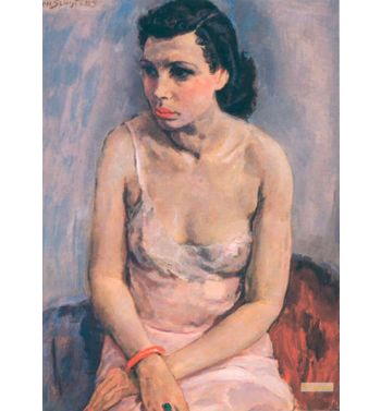 Portrait Of A Woman A Pink Dress, C, 1930