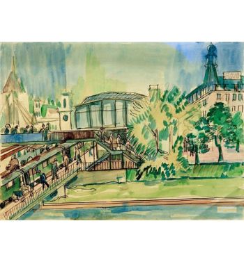 Railway Station On The Canal