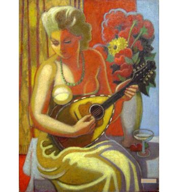 Young Woman Mandolin 1923
