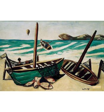 Coastal Landscape With Balloon