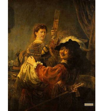 Artist And Saskia In The Scene Of The Prodigal Son
