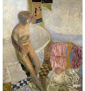 Nude By The Bath Tub