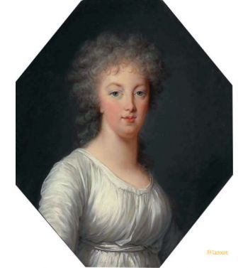Portrait Of Marie Antoinette Bust Lengt