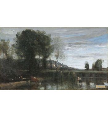 Pond At Ville D'Avray Late 1860S