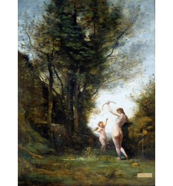 A Nymph Playing With A Love