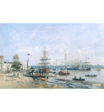 Bordeaux Quay And Port 1874