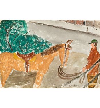 Untitled, Horse & Rider, 1930