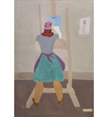 Female Artist, 1945