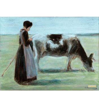 Girl With Cow
