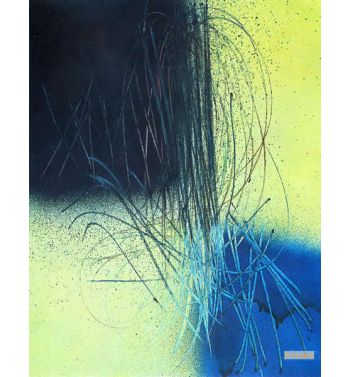 Untitled Yellow Blue Black